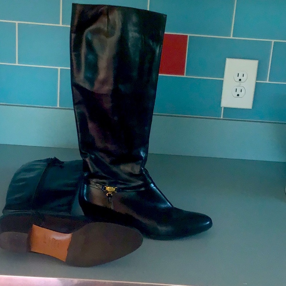Salvatore Ferragamo knee-high boots, good condition